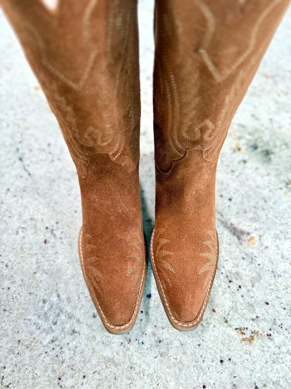 STUNNING Dingo Suede Cowboy Boots "NWT" - Picture 2 of 14
